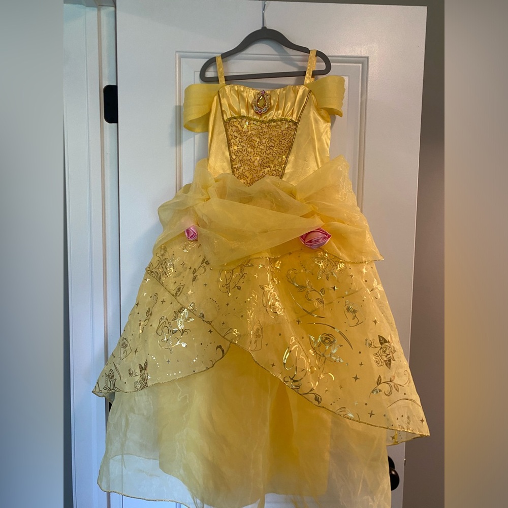 Disney Princess Belle Costume dress and accessories